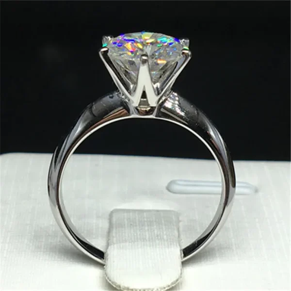 Artificial Rose With Diamond Cut Ring And 18K Nosepin - Image 3