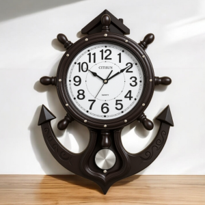 MS077 CITISUN Anchor Fiber Made Decorative Pendulum Wall Clock