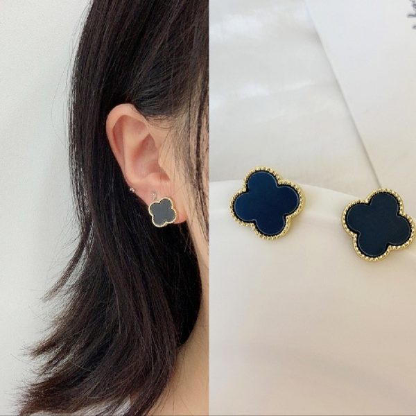 Lucky Clover Golden Jewelry Set + Locket Chin + Bracelet + Earring - Image 7