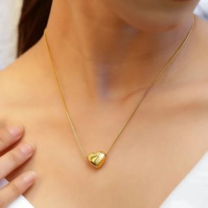 Korean 22K Gold Plated Love Locket Necklace Chain! Guaranteed!