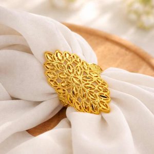 Dubai Gold Desgin 22K Gold Plated Finger Ring