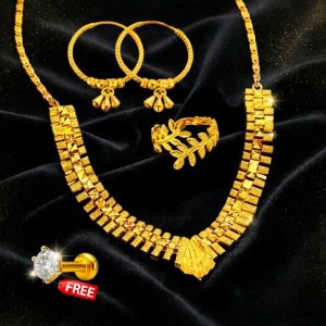 22k Dubai Gold Plated, Full Set Jewellery Collection Combo