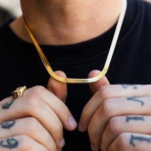 High Quality Gold Polished Snake Chain for Man/Women