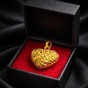 18K Gold Plated Love Locket with Color Guaranteed