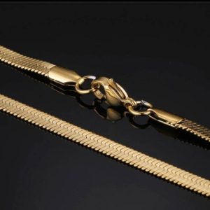 High Quality Gold Polished Snake Chain for Man/Women