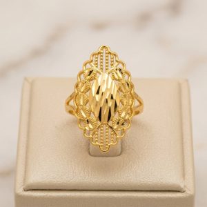 Exclusive Dubai Inspired 22K Gold Plated Ring