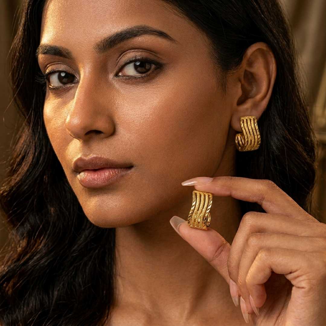 100% Color Guaranteed Jewelry Collection, Classic Hoop Earrings - Image 3